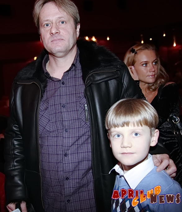 Эдуард Радзюкевич с женой и сыном